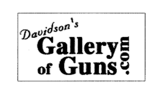 DAVIDSON'S GALLERY OF GUNS.COM