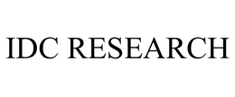 IDC RESEARCH