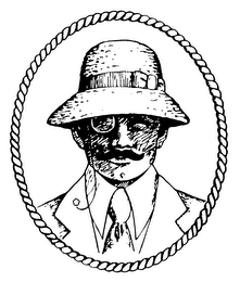 PANAMA JACK MAN DESIGN IN OVAL