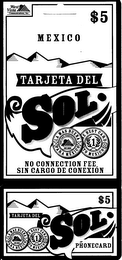 TARJETA DEL SOL