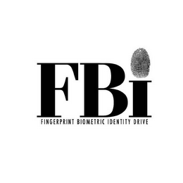 FBI FINGERPRINT BIOMETRIC IDENTITY DRIVE