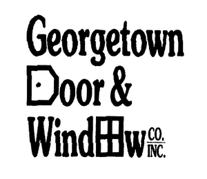 GEORGETOWN DOOR & WINDOW CO. INC.