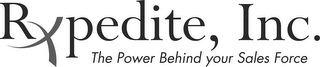 RXPEDITE THE POWER BEHIND YOUR SALES FORCE
