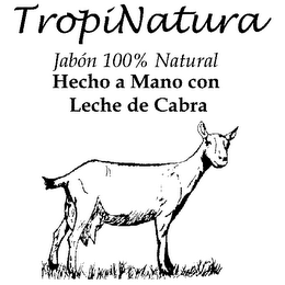 TROPINATURA JABÓN 100% NATURAL HECHO A MANO CON LECHE DE CABRA