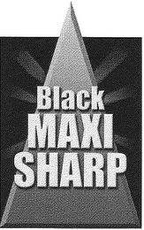 BLACK MAXI SHARP