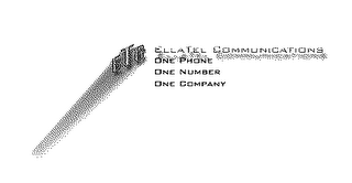 ELLATEL; ELLATEL COMMUNICATIONS; ONE PHONE, ONE NUMBER, ONE COMPANY; THE ETC TRANMISSION(STYLIZED ELEMENT)