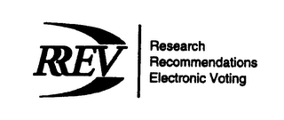 RREV RESEARCH RECOMMENDATIONS ELECTRONIC VOTING