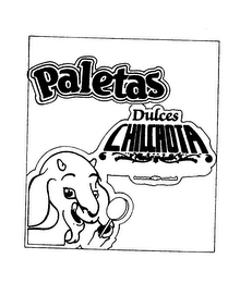 PALETAS DULCES CHILCHOTA