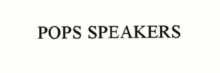 POPS SPEAKERS