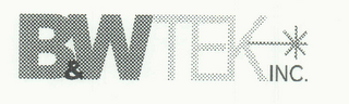 B&WTEK INC.