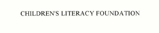 CHILDREN'S LITERACY FOUNDATION