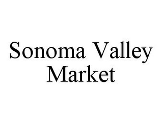 SONOMA VALLEY MARKET