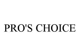 PRO'S CHOICE