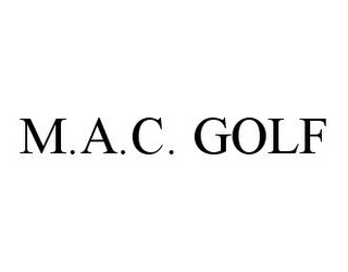 M.A.C. GOLF