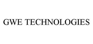 GWE TECHNOLOGIES