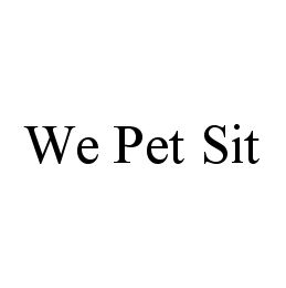 WE PET SIT