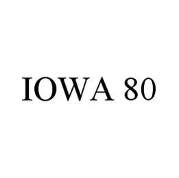 IOWA 80