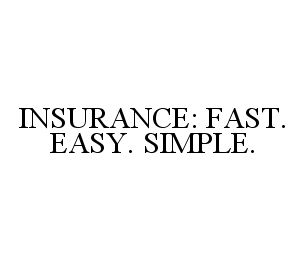 INSURANCE: FAST. EASY. SIMPLE.