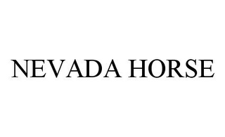 NEVADA HORSE