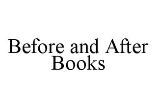BEFORE AND AFTER BOOKS