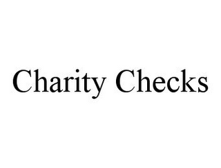 CHARITY CHECKS