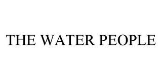 THE WATER PEOPLE