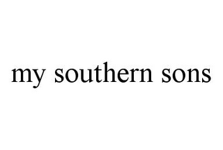 MY SOUTHERN SONS