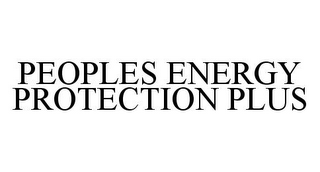 PEOPLES ENERGY PROTECTION PLUS