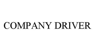 COMPANY DRIVER