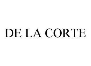 DE LA CORTE