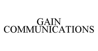 GAIN COMMUNICATIONS