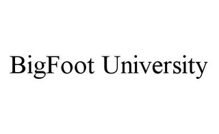 BIGFOOT UNIVERSITY