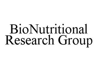 BIONUTRITIONAL RESEARCH GROUP