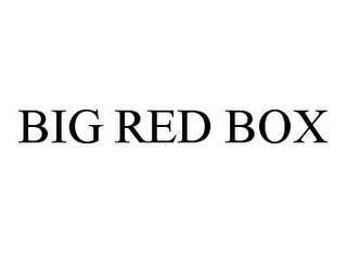 BIG RED BOX