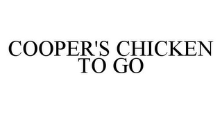 COOPER'S CHICKEN TO GO