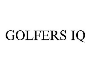 GOLFERS IQ