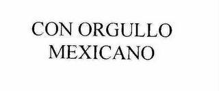 CON ORGULLO MEXICANO