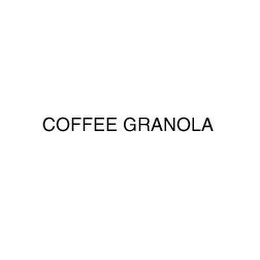 COFFEE GRANOLA