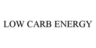 LOW CARB ENERGY