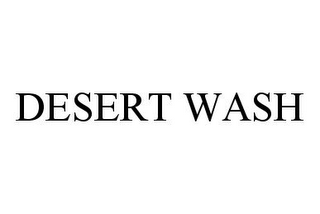 DESERT WASH
