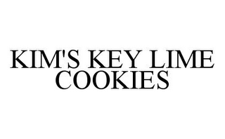 KIM'S KEY LIME COOKIES