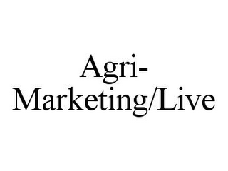 AGRI-MARKETING/LIVE