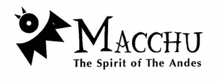 MACCHU THE SPIRIT OF THE ANDES