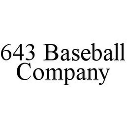 643 BASEBALL COMPANY