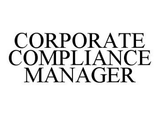 CORPORATE COMPLIANCE MANAGER