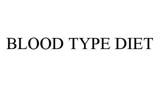 BLOOD TYPE DIET