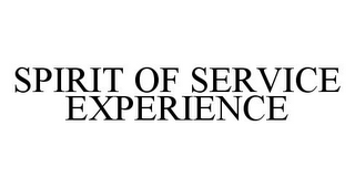 SPIRIT OF SERVICE EXPERIENCE