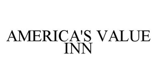 AMERICA'S VALUE INN