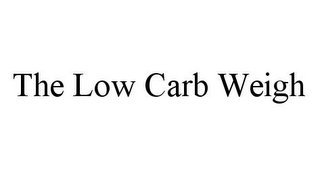 THE LOW CARB WEIGH