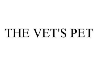 THE VET'S PET